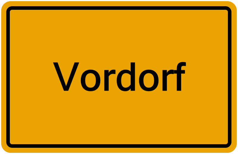 Handelsregister Vordorf