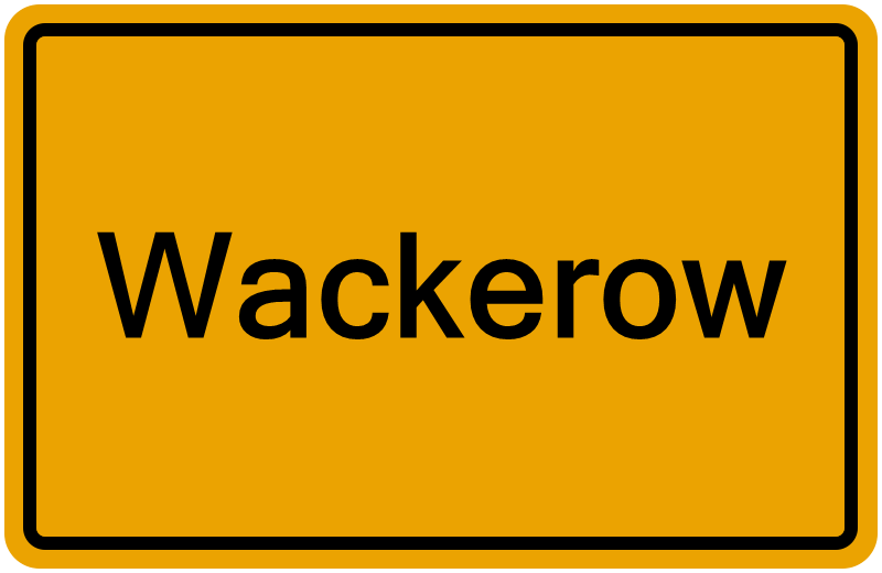 Handelsregister Wackerow