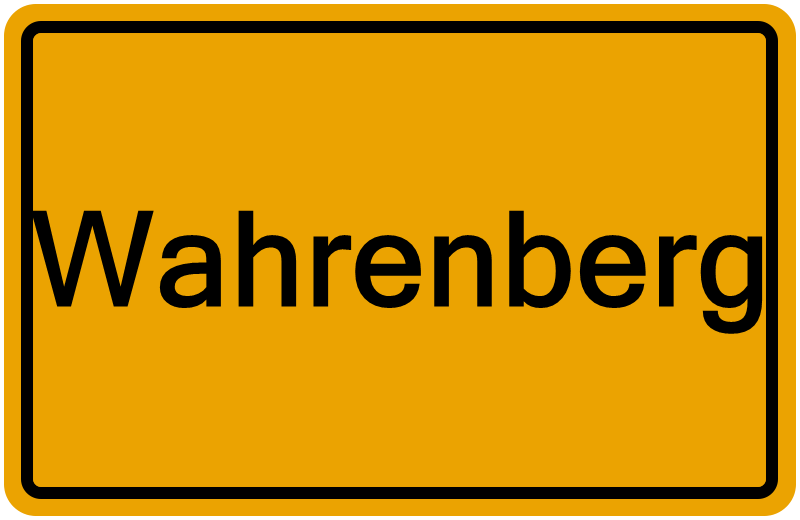 Handelsregister Wahrenberg