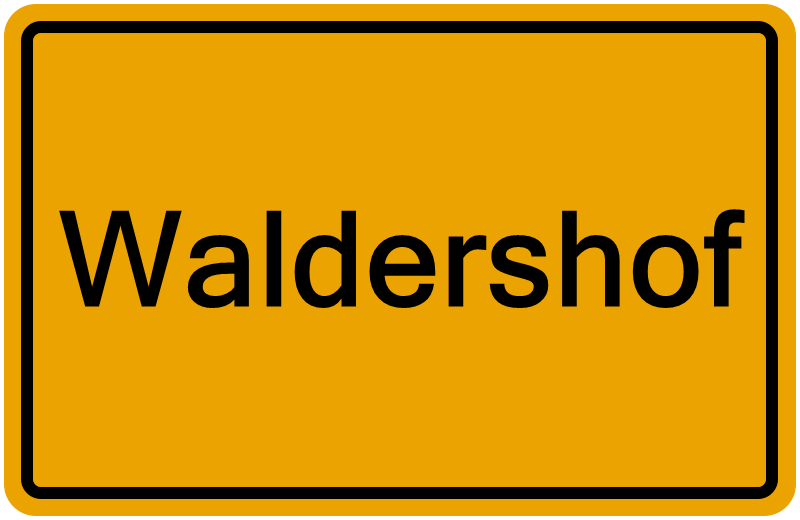 Handelsregister Waldershof