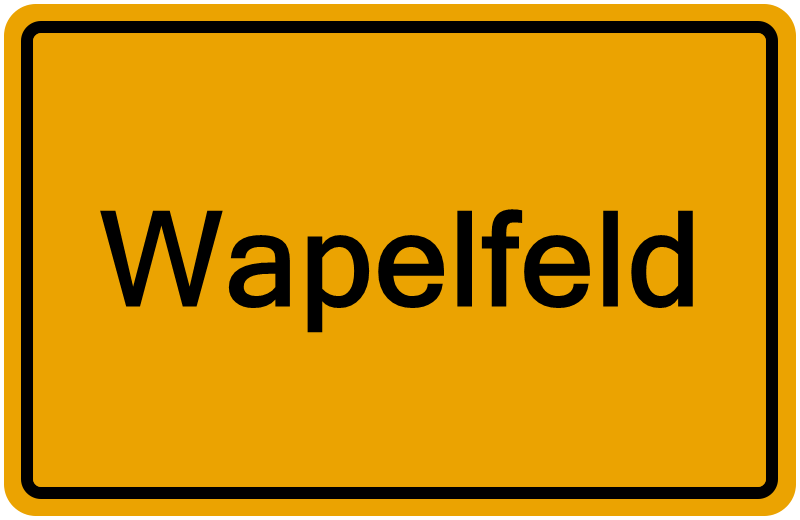 Handelsregister Wapelfeld