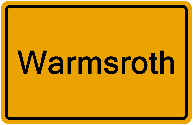 Handelsregister Warmsroth