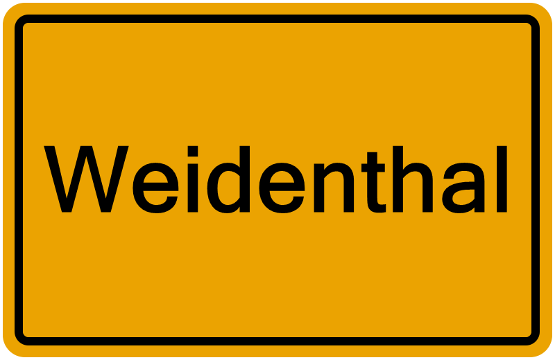 Handelsregister Weidenthal