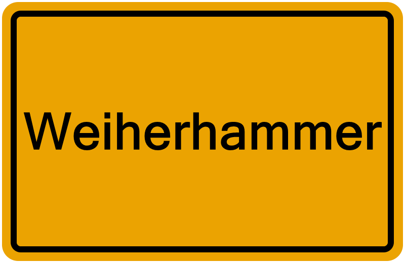 Handelsregister Weiherhammer