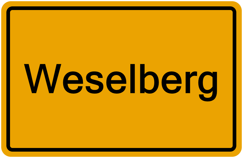 Handelsregister Weselberg