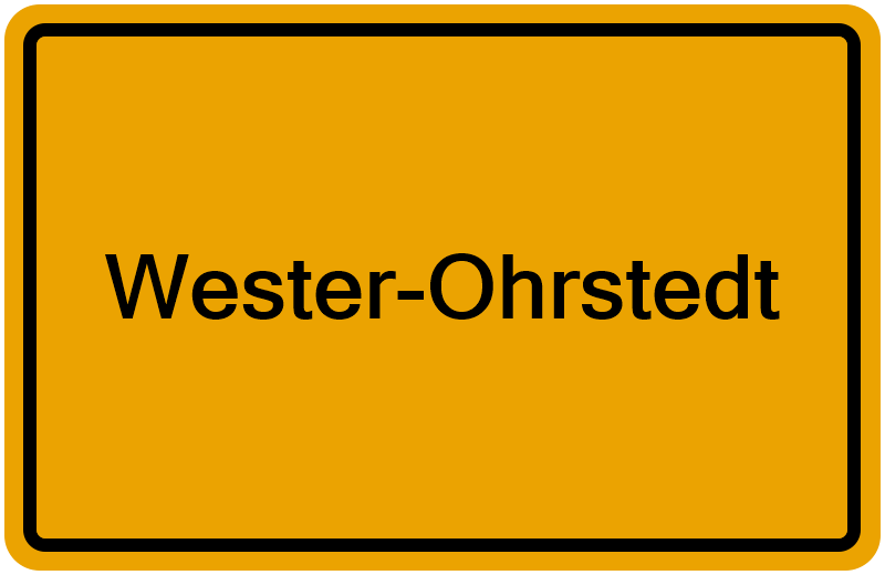 Handelsregister Wester-Ohrstedt