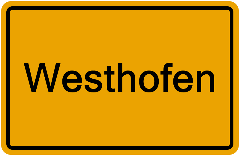 Handelsregister Westhofen