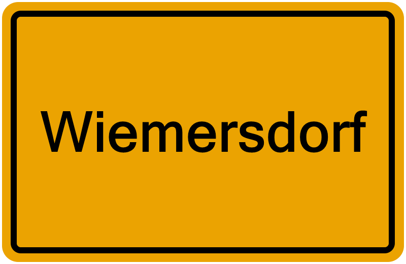 Handelsregister Wiemersdorf
