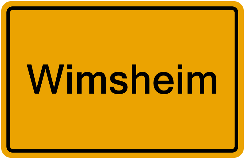Handelsregister Wimsheim
