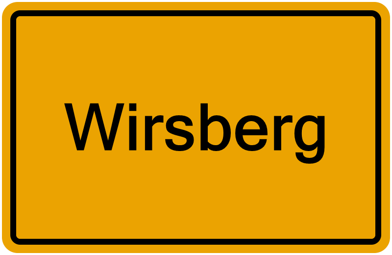 Handelsregister Wirsberg