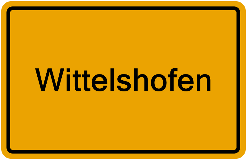 Handelsregister Wittelshofen