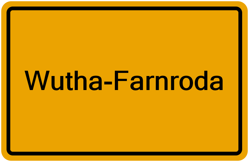 Handelsregister Wutha-Farnroda