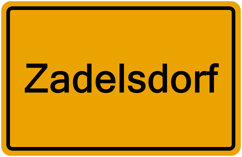 Handelsregister Zadelsdorf