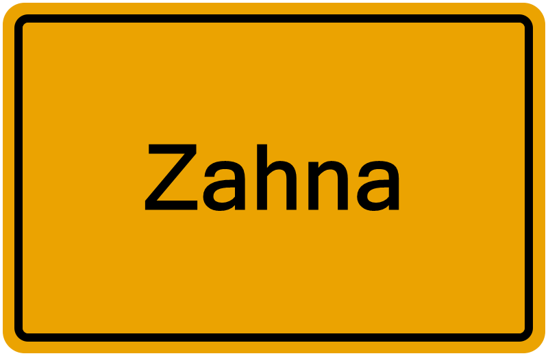 Handelsregister Zahna