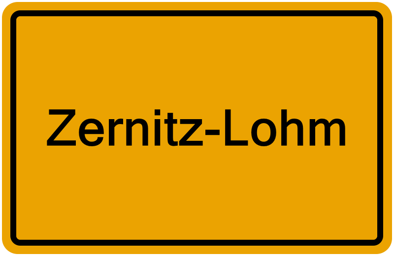 Handelsregister Zernitz-Lohm