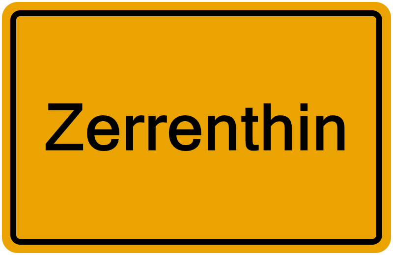 Handelsregister Zerrenthin