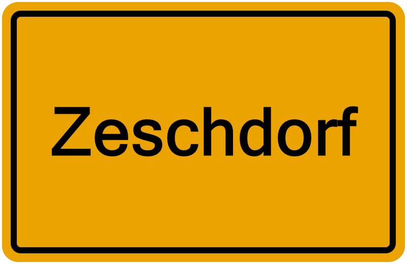 Handelsregister Zeschdorf