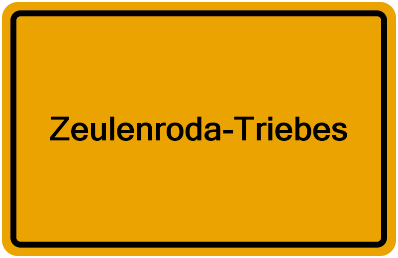 Handelsregister Zeulenroda-Triebes