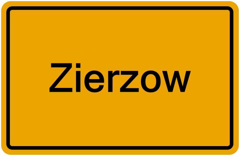 Handelsregister Zierzow