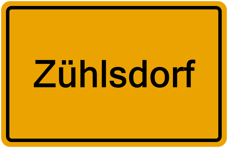 Handelsregister Zühlsdorf
