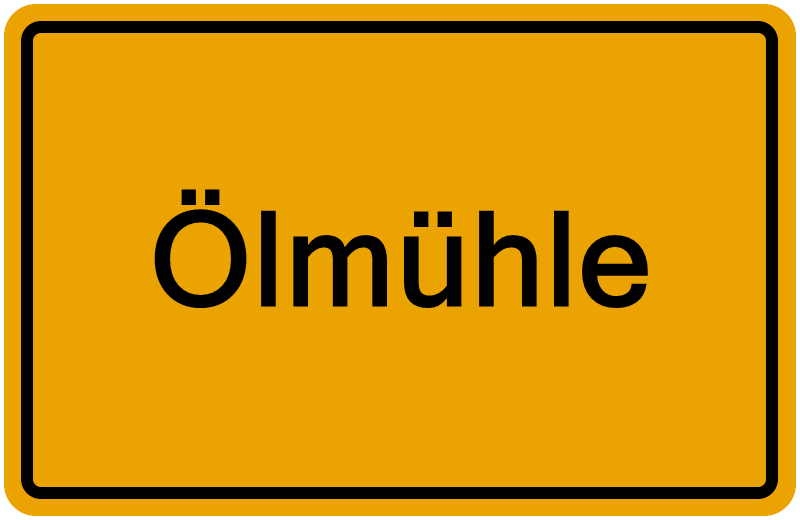 Handelsregister Ölmühle